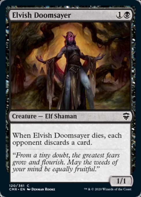 Elvish Doomsayer (Commander Legends) Near Mint Foil