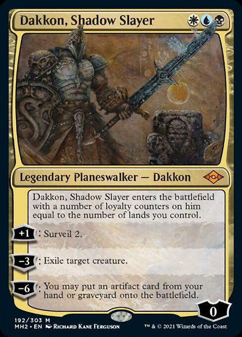 Dakkon, Shadow Slayer (Modern Horizons 2) Near Mint Foil