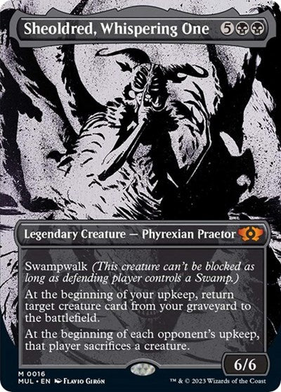 Sheoldred, Whispering One (March of the Machine: Multiverse Legends) Near Mint Foil