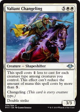 Valiant Changeling (Modern Horizons) Near Mint
