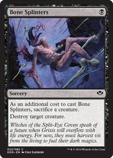 Bone Splinters (Duel Decks: Speed vs Cunning) Near Mint