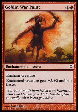 Goblin War Paint (Zendikar) Near Mint