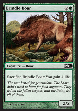 Brindle Boar (Magic 2011 Core Set) Near Mint