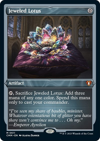 Jeweled Lotus (Foil Etched) (Commander Masters) Near Mint