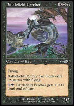 Battlefield Percher (Nemesis) Near Mint Foil