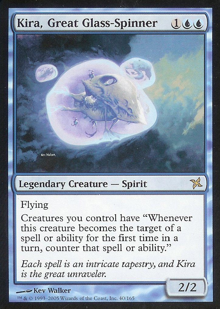 Kira, Great Glass-Spinner (Betrayers of Kamigawa) Light Play
