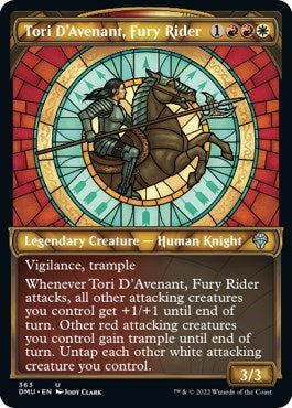 Tori D'Avenant, Fury Rider (Textured Foil) (Dominaria United) Near Mint