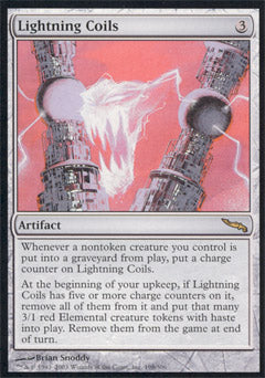 Lightning Coils (Mirrodin) Near Mint Foil