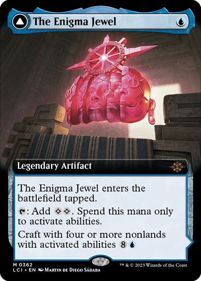 The Enigma Jewel (Extended Art) (The Lost Caverns of Ixalan) Near Mint
