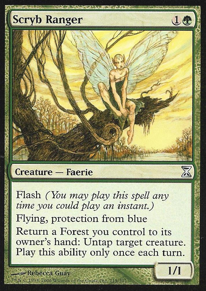 Scryb Ranger (Time Spiral) Near Mint Foil