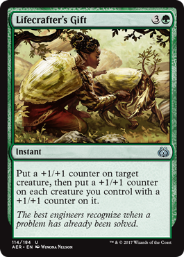 Lifecrafter's Gift (Aether Revolt) Near Mint