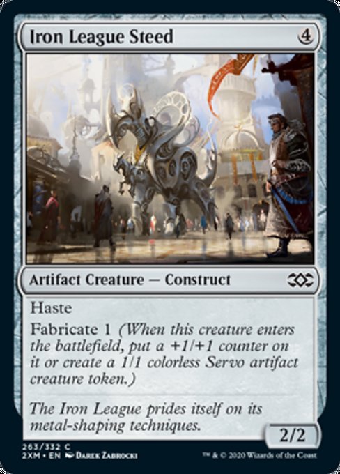 Iron League Steed (Double Masters) Near Mint Foil
