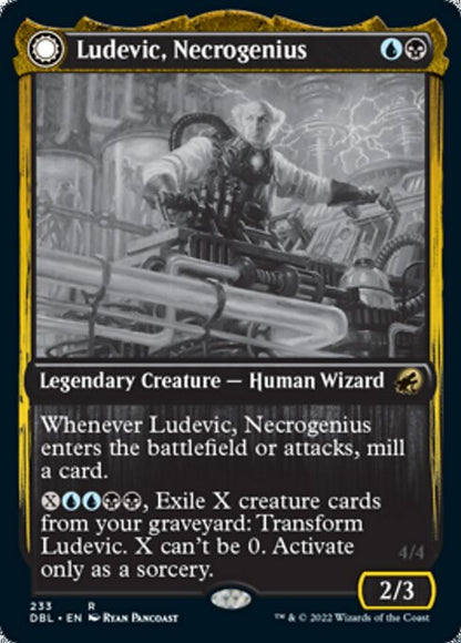 Ludevic, Necrogenius / Olag, Ludevic's Hubris (Innistrad: Double Feature) Near Mint