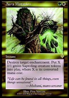 Aura Mutation (Invasion) Light Play Foil