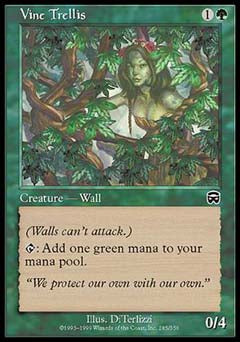 Vine Trellis (Mercadian Masques) Light Play