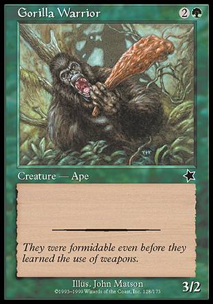 Gorilla Warrior (Starter 1999) Near Mint