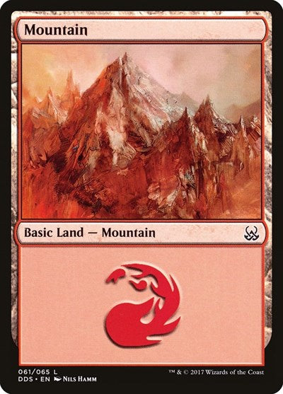 Mountain (61) (Duel Decks: Mind vs Might) Near Mint