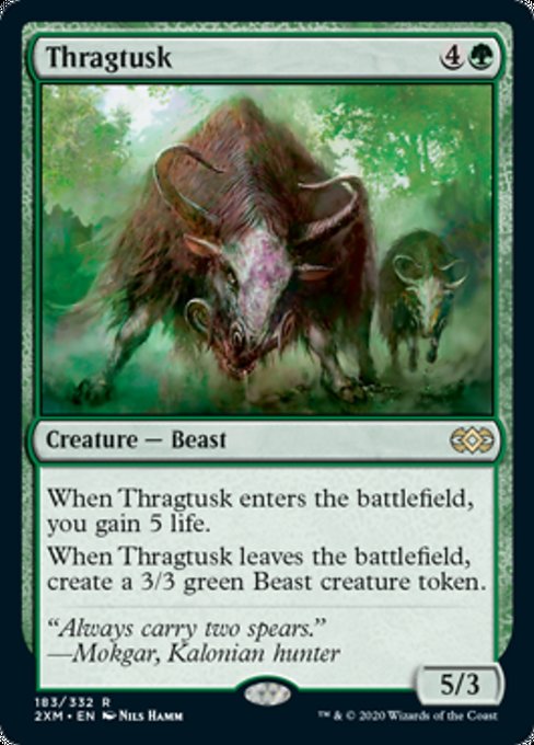 Thragtusk (Double Masters) Near Mint Foil