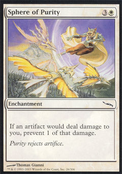 Sphere of Purity (Mirrodin) Light Play Foil