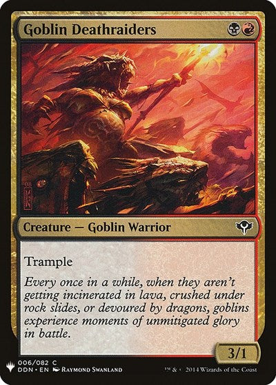 Goblin Deathraiders (Mystery Booster) Near Mint
