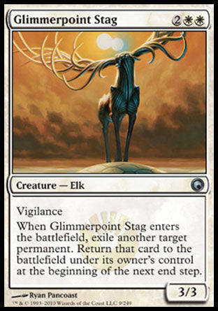 Glimmerpoint Stag (Scars of Mirrodin) Near Mint Foil