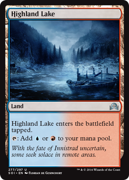 Highland Lake (Shadows Over Innistrad) Near Mint