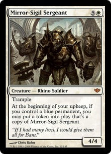 Mirror-Sigil Sergeant (Conflux) Near Mint Foil