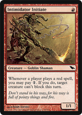 Intimidator Initiate (Shadowmoor) Near Mint
