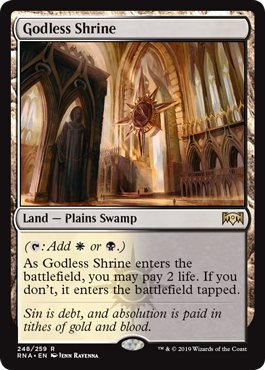 Godless Shrine (Ravnica Allegiance) Near Mint Foil