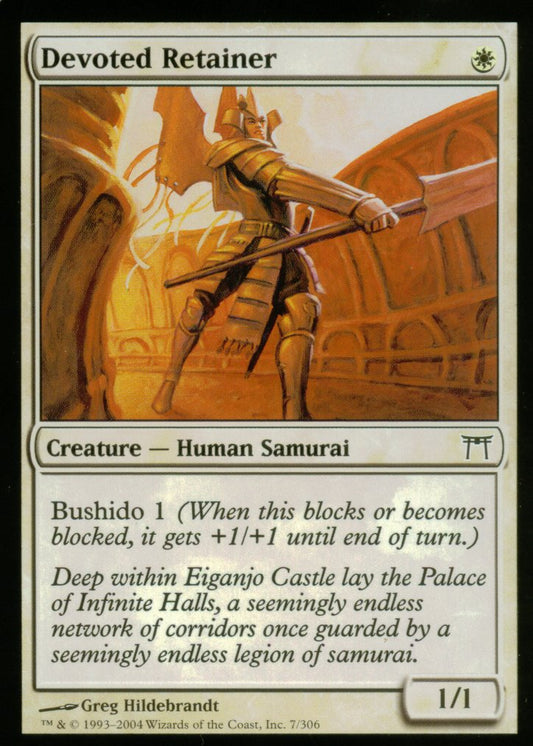 Devoted Retainer (Champions of Kamigawa) Near Mint Foil