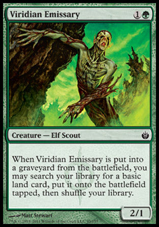 Viridian Emissary (Mirrodin Besieged) Light Play
