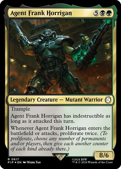 Agent Frank Horrigan (Surge Foil) (Universes Beyond: Fallout) Near Mint