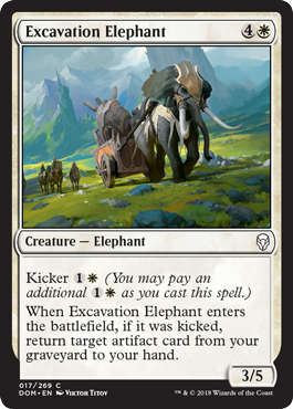 Excavation Elephant (Dominaria) Near Mint Foil