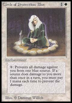 Circle of Protection: Blue (Beta) Near Mint