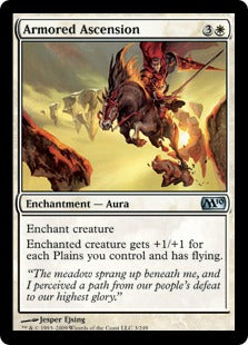Armored Ascension (Magic 2010 Core Set) Near Mint Foil