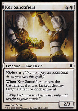 Kor Sanctifiers (Zendikar) Near Mint Foil