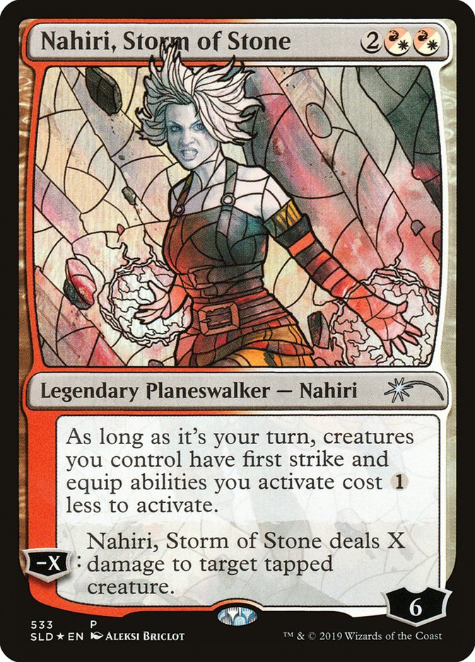 Nahiri, Storm of Stone Stained Glass (Secret Lair) Near Mint
