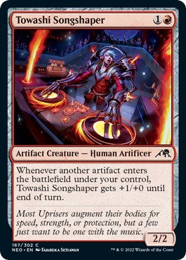 Towashi Songshaper (Kamigawa: Neon Dynasty) Near Mint