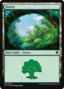 Forest (308) (Commander 2017) Near Mint