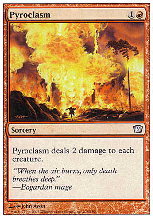 Pyroclasm (9th Edition) Near Mint Foil