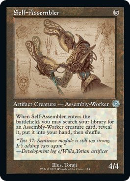 Self-Assembler (Schematic) (The Brothers' War: Retro Frame Artifacts) Near Mint