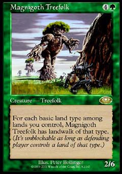 Magnigoth Treefolk (Planeshift) Near Mint Japanese