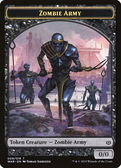 Zombie Army Token (009) (War of the Spark) Near Mint