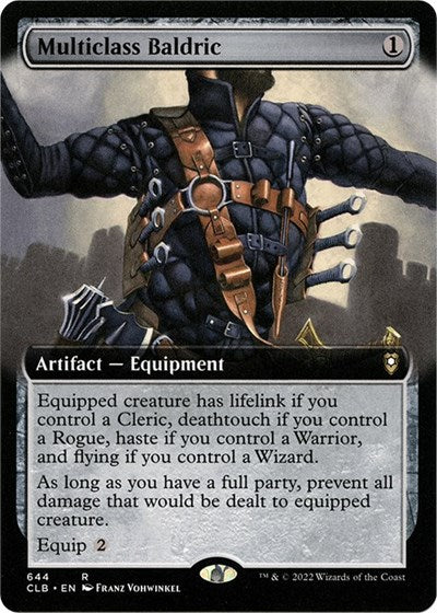 Multiclass Baldric (Extended Art) (Commander Legends: Battle for Baldur's Gate) Near Mint