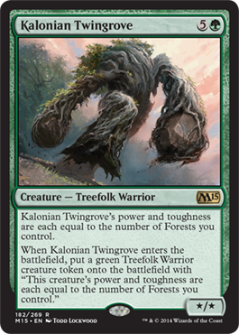 Kalonian Twingrove (Magic 2015 Core Set) Near Mint