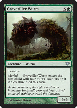Gravetiller Wurm (Dark Ascension) Near Mint Foil