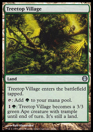 Treetop Village (Duel Decks: Knights vs Dragons) Near Mint