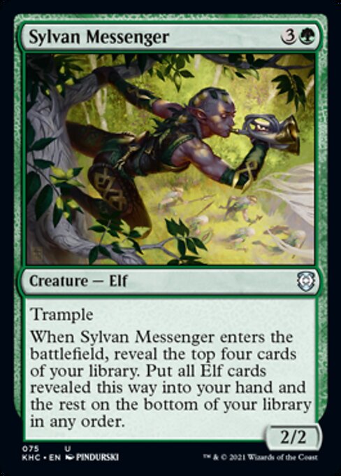 Sylvan Messenger (Commander 2021 Kaldheim) Near Mint