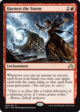 Harness the Storm (Shadows Over Innistrad) Near Mint Foil
