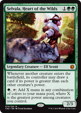 Selvala, Heart of the Wilds (Conspiracy: Take the Crown) Near Mint